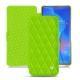 Huawei Mate 20 X leather case - Vert fluo - Couture