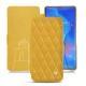 Capa em pele Huawei Mate 20 X - Jaune soulèu - Couture