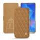 Housse cuir Huawei Mate 20 X - Castan esparciate - Couture