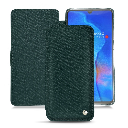Huawei Mate 20 X leather casesVert séduisant ( Pantone #1d3c34 ) 