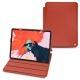 Apple iPad Pro 11" (2018) leather case - Papaye ( Pantone 180C ) 