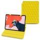Housse cuir Apple iPad Pro 11" (2018) - Jaune fluo - Couture