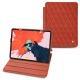 Apple iPad Pro 11" (2018) leather case - Arange clouquié - Couture