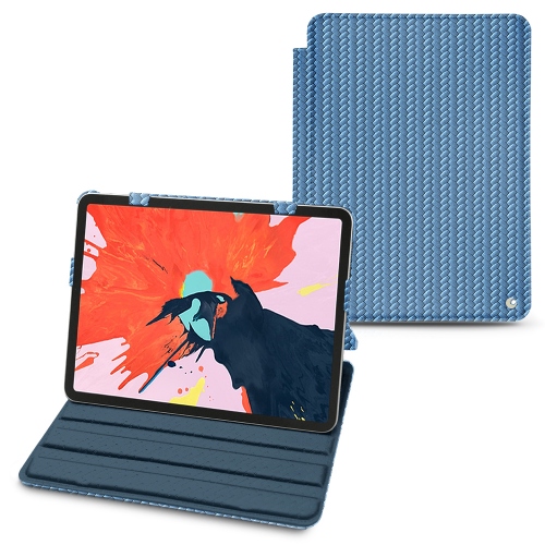 가죽 커버 Apple iPad Pro 11' (2018)Abaca ishia ( Pantone #395775 ) 