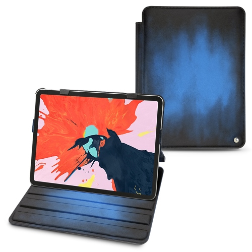Capa em pele Apple iPad Pro 11' (2018)Bleu Patine