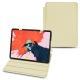 가죽 커버 Apple iPad Pro 12.9" (2018) - Beige ( Nappa - Pantone 7502C ) 