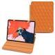 Housse cuir Apple iPad Pro 12.9" (2018) - Orange - Couture ( Nappa - Pantone 1495U ) 