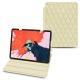 Funda de piel Apple iPad Pro 12.9" (2018) - Ivoire - Couture ( Sleek P C12 - White ) 