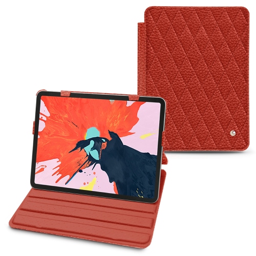Lederschutzhülle Apple iPad Pro 12.9" (2018)Papaye - Couture ( Pantone #b54317 ) 