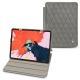 Funda de piel Apple iPad Pro 12.9" (2018) - Acier vintage - Couture