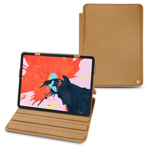Housse cuir Apple iPad Pro 12.9" (2018)Castan esparciate ( Pantone #824F2A )