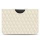 Lederschutzhülle Apple iPad Pro 11" (2018) - Blanc - Couture ( Bologna - White ) 