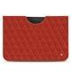 Pochette cuir Apple iPad Pro 11" (2018) - Papaye - Couture ( Pantone 180C ) 