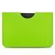 Apple iPad Pro 11" (2018) leather pouch - Vert fluo