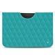 Apple iPad Pro 11" (2018) leather pouch - Bleu fluo - Couture