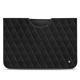 Apple iPad Pro 11" (2018) leather pouch - Negre poudro - Couture