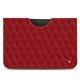 Apple iPad Pro 12.9" (2018) leather pouch - Rouge - Couture ( Nappa - Pantone 199C ) 