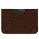 Apple iPad Pro 12.9" (2018) leather pouch - Châtaigne - Couture ( Pantone 476C ) 