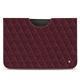 Custodia in pelle Apple iPad Pro 12.9" (2018) - Lie de vin - Couture ( Pantone 5115C ) 