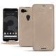 Google Pixel 3 XL leather case - Taupe vintage ( Pantone 7530C ) 