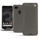 Housse cuir Google Pixel 3 XL - Anthracite ( Pantone 424C ) 