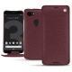 Google Pixel 3 XL leather case - Lie de vin ( Pantone 5115C ) 