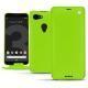 Housse cuir Google Pixel 3 XL - Vert fluo