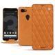 Housse cuir Google Pixel 3 XL - Mandarine vintage - Couture