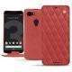 Housse cuir Google Pixel 3 XL - Cerise vintage - Couture