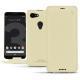 Housse cuir Google Pixel 3 XL - Beige PU