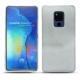 Coque cuir Huawei Mate 20 X - Platinium ( Pantone 877C ) 