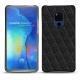 Coque cuir Huawei Mate 20 X - Ebène - Couture ( Sleek P C12 - Black ) 