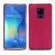 Coque cuir Huawei Mate 20 X - Rose fluo