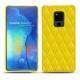Capa em pele Huawei Mate 20 X - Jaune fluo - Couture
