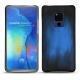 Coque cuir Huawei Mate 20 X - Bleu Patine