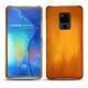 가죽 커버 Huawei Mate 20 X - Orange Patine