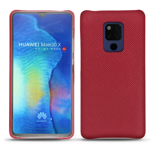 Capa em pele Huawei Mate 20 XRouge passion ( Pantone #a6192e ) 