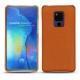 Custodia in pelle Huawei Mate 20 X - Orange vibrant