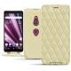 Funda de piel Sony Xperia XZ3 - Beige - Couture ( Nappa - Pantone 7502C ) 