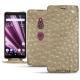 Housse cuir Sony Xperia XZ3 - Autruche desert