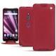 Sony Xperia XZ3 leather case - Rouge passion