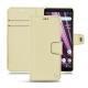 Sony Xperia XZ3 leather case - Beige ( Nappa - Pantone 7502C ) 