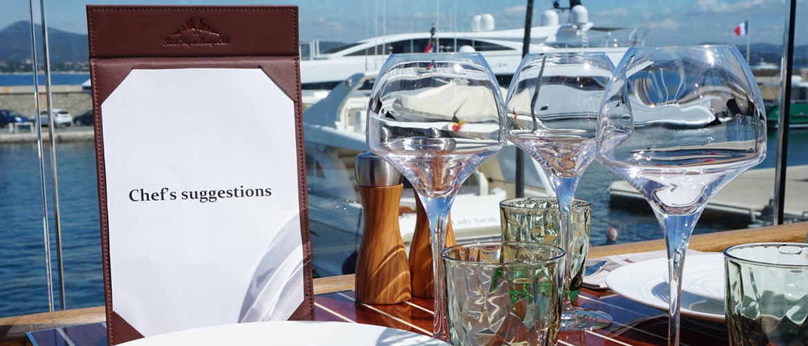 Menu holder